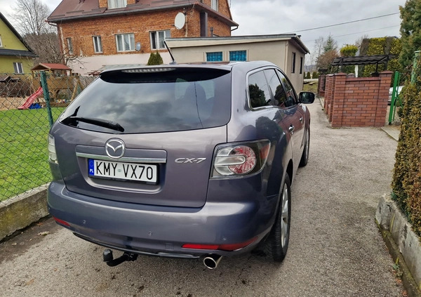 Mazda CX-7 cena 27500 przebieg: 240000, rok produkcji 2009 z Sułkowice małe 254